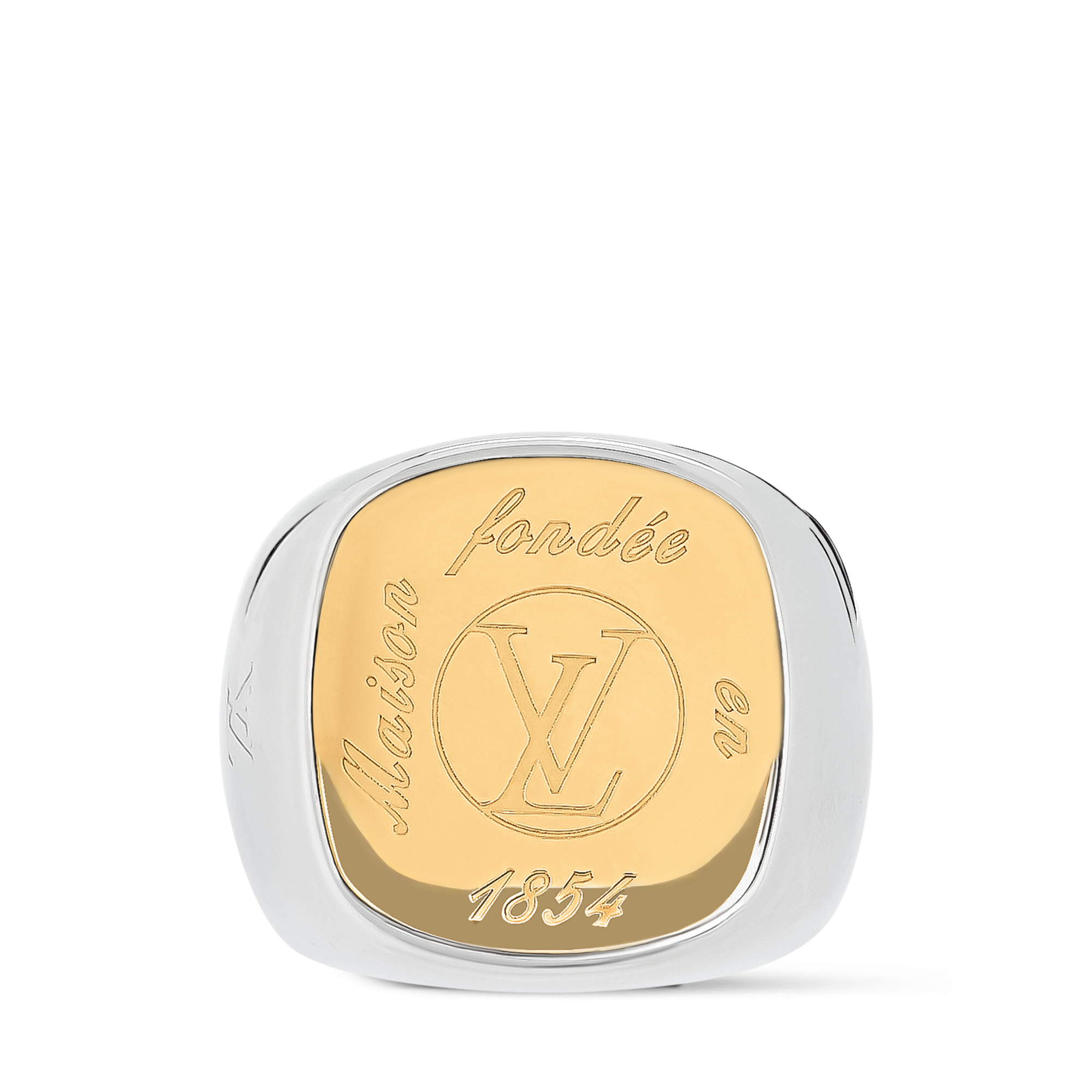 LV Signet Ring - Luxury S00 Silver | LOUIS VUITTON